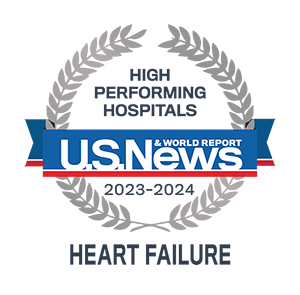 high performing hospital for heart failure