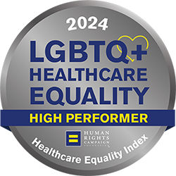 Logo of 2024 LGBTQ+ Healthcare Equality High Performer