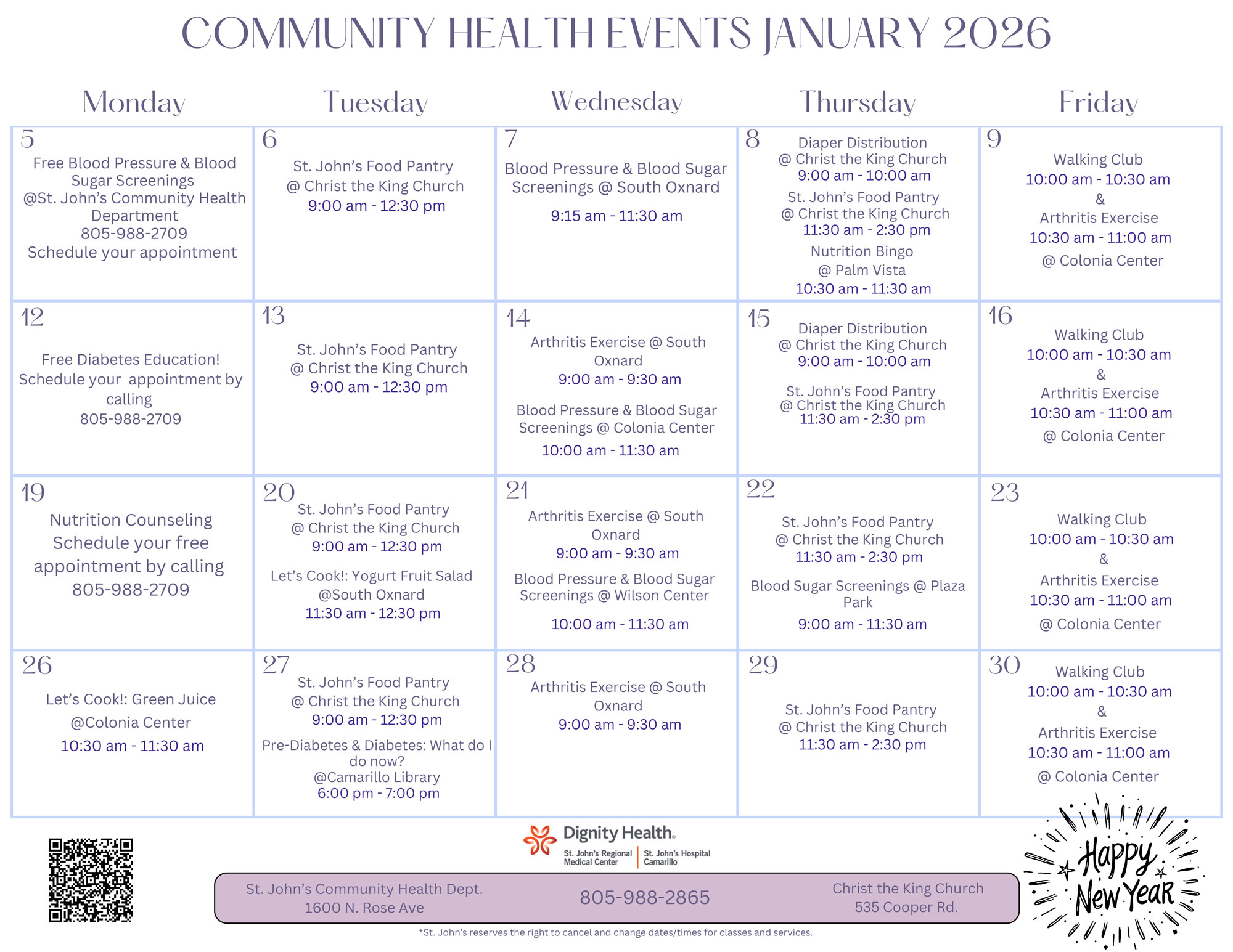 2025 Events - December