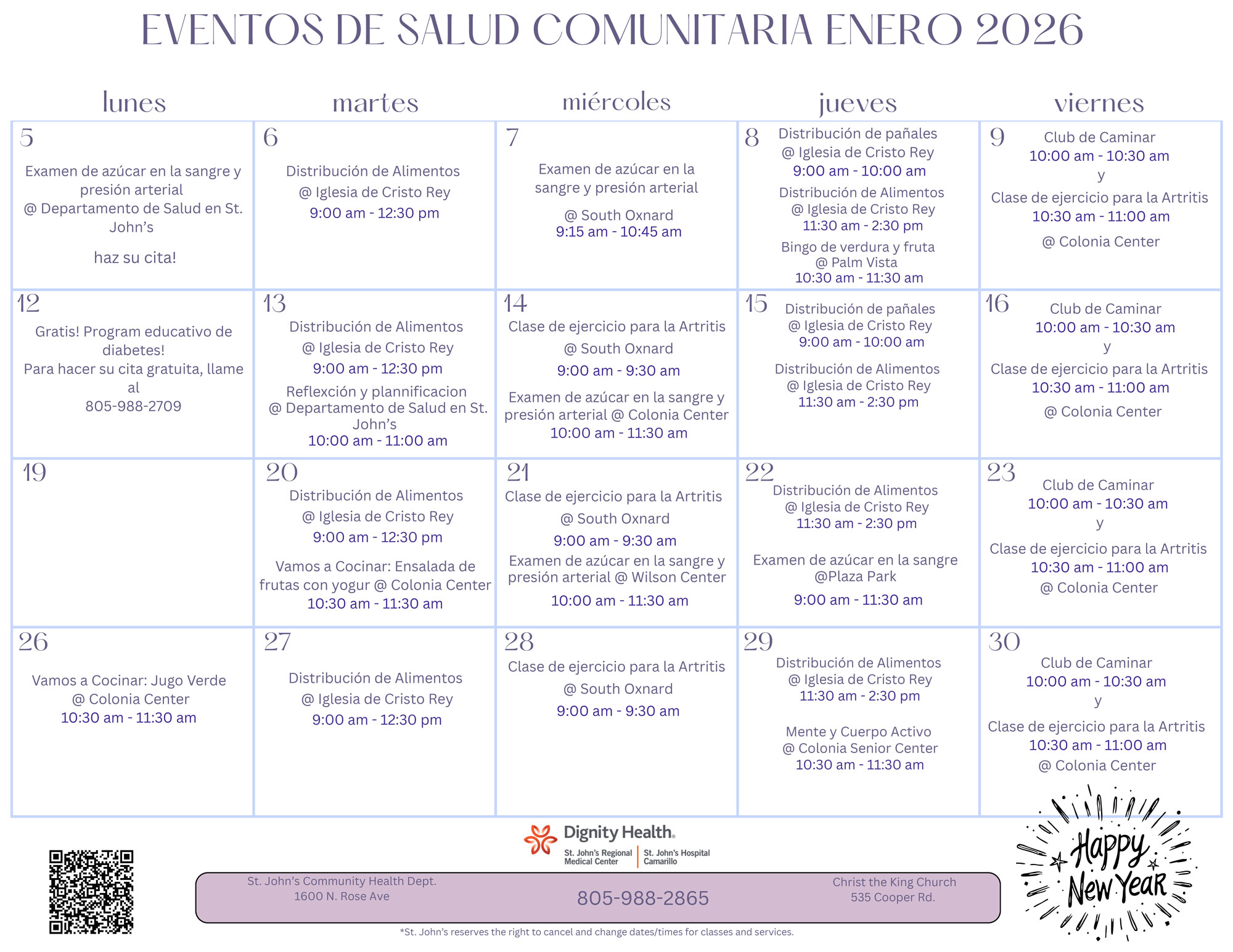 2025 Events - December