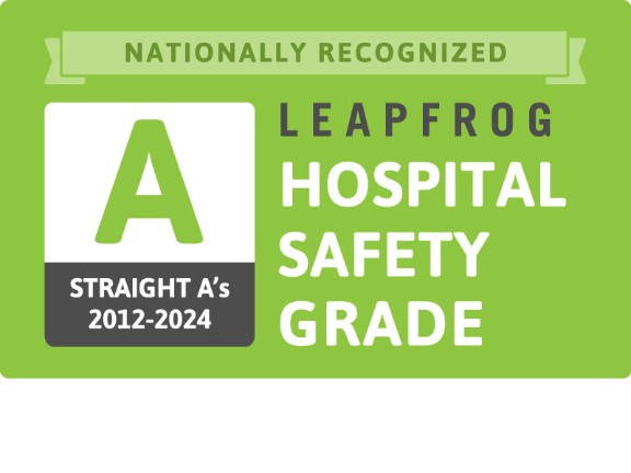 Leapfrog Hospital Safety Grade A Logo