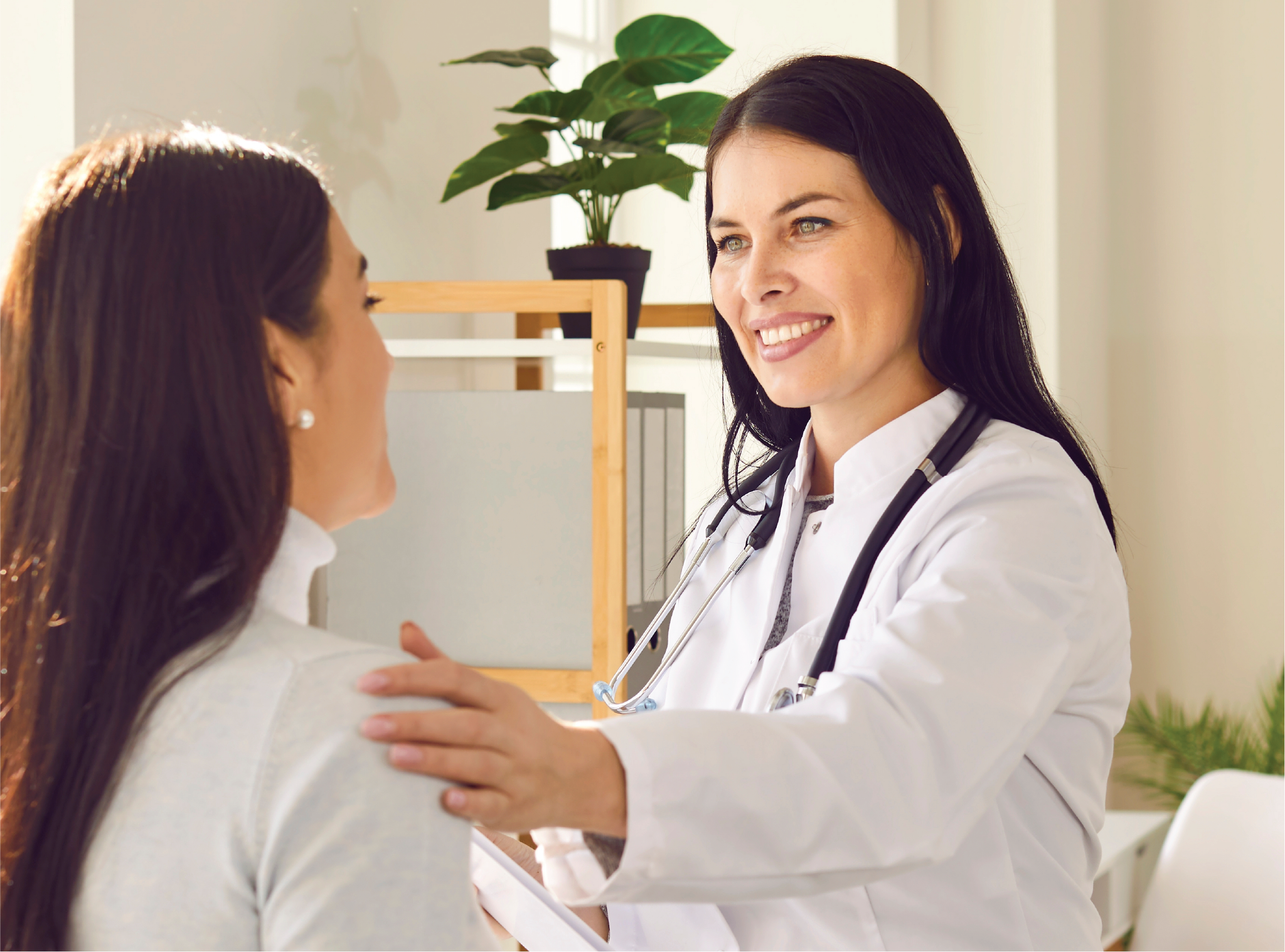 OBGYN doctor with patient