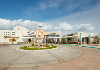 Exterior shot of Memorial Hospital — Bakersfield