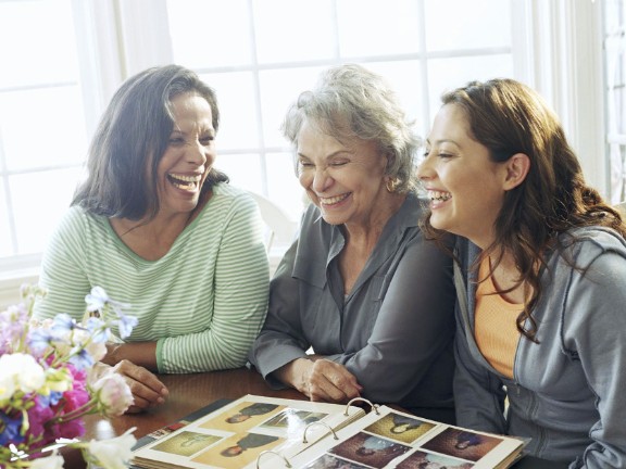 Women Laughing Together