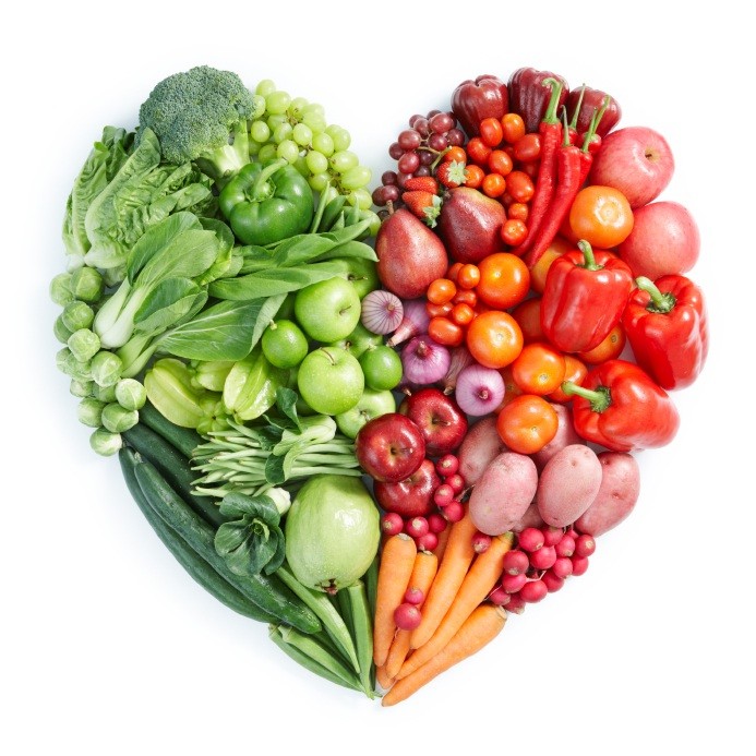 heart healthy fruits and vegetables